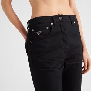 Prada Women's High Rise Black Jeans
